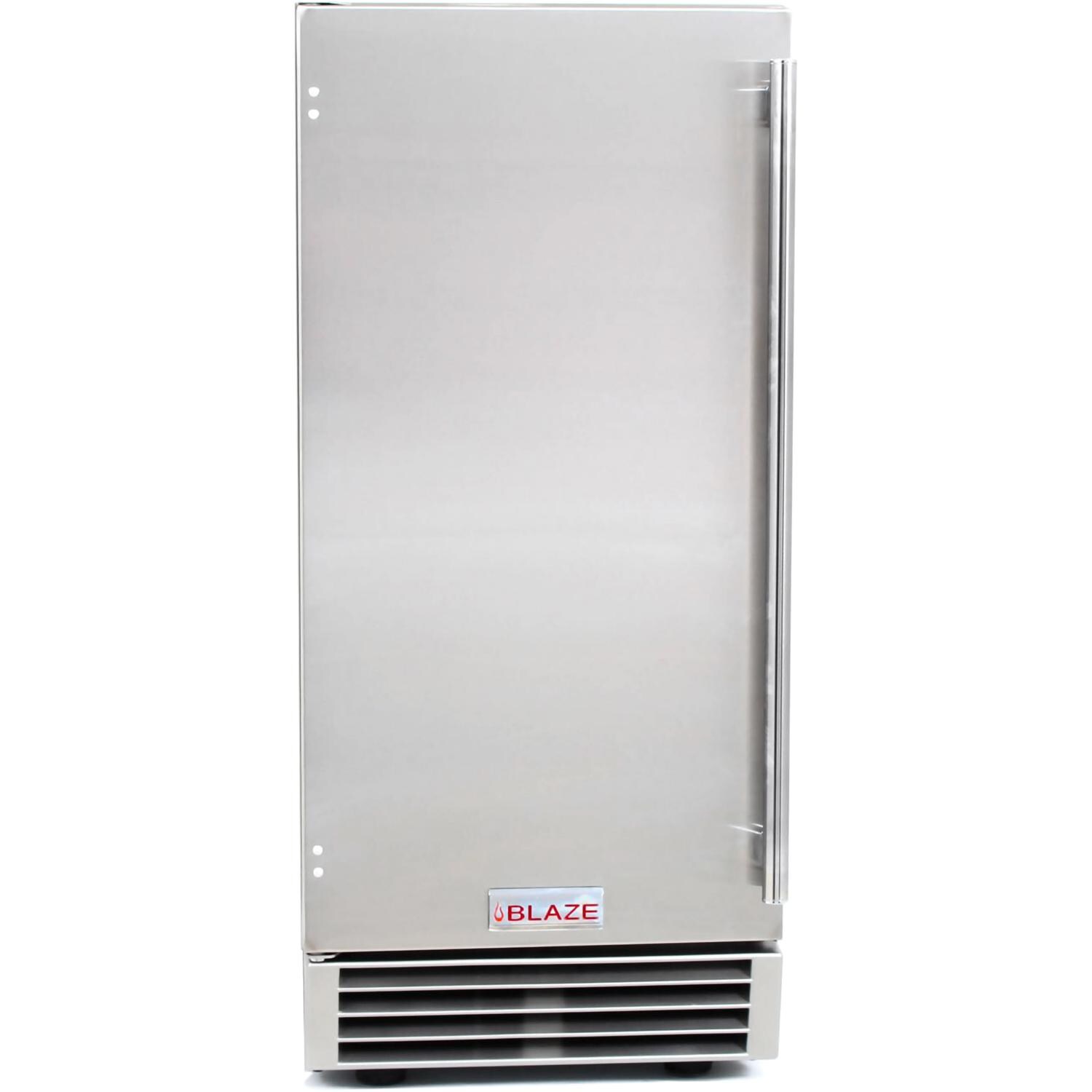 Blaze 50 Lb. 15-Inch Outdoor Rated Ice Maker w/ Gravity Drain - BLZ-ICEMKR-50GR