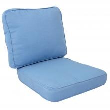 Everglades EVN700A Dining Chair Seat And Back Cushion By BBQGuys - Sunbrella Canvas Air Blue