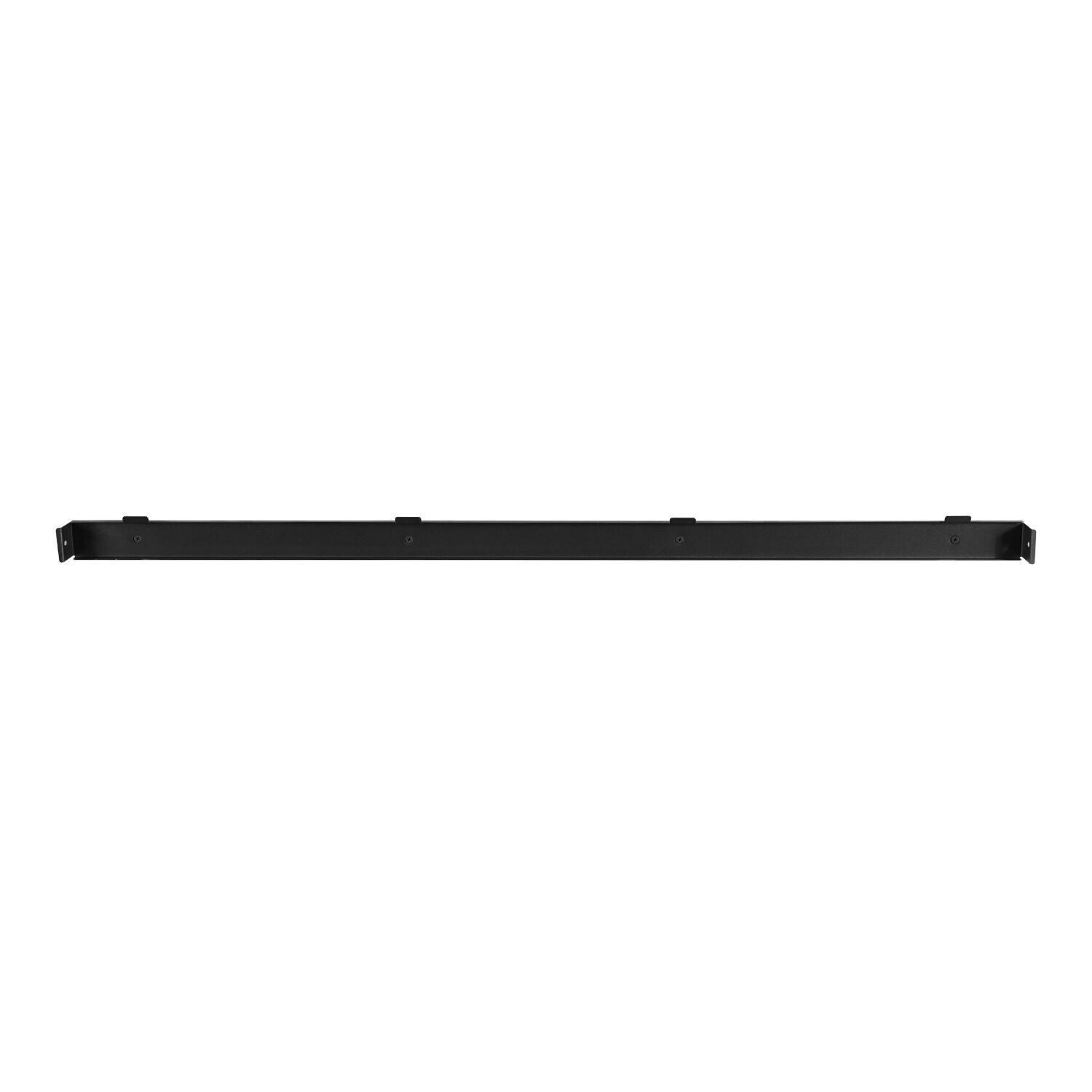 Real Flame 1360E-BK Corretto 72-Inch Wall Mount Electric Fireplace - Black - Mounting Bar thumbnail