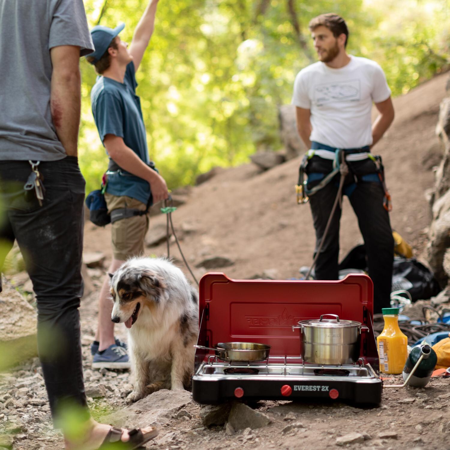 Camp Chef MSHPX Mountain Series Everest 2X High Output 2-Burner Cooking System - Taken On Hiking Trip thumbnail