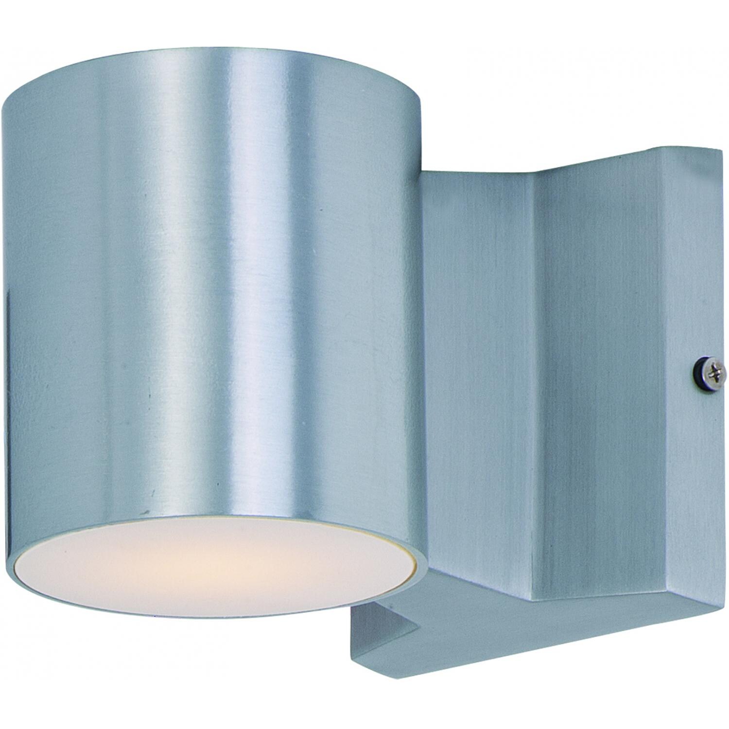 Maxim Lightray Two Light 4-Inch LED Outdoor Wall Light - Brushed Aluminum - 86106AL