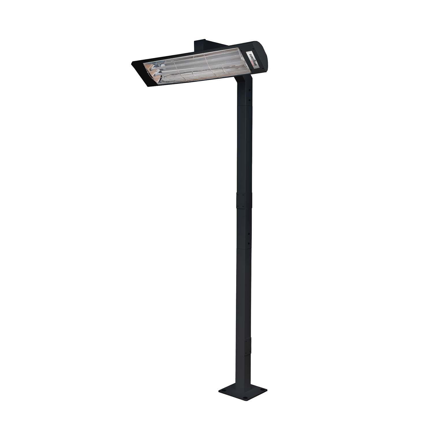 Eurofase 8 Ft. Single Pole Mount For 39 Inch Heaters - Black - EF3908PMB