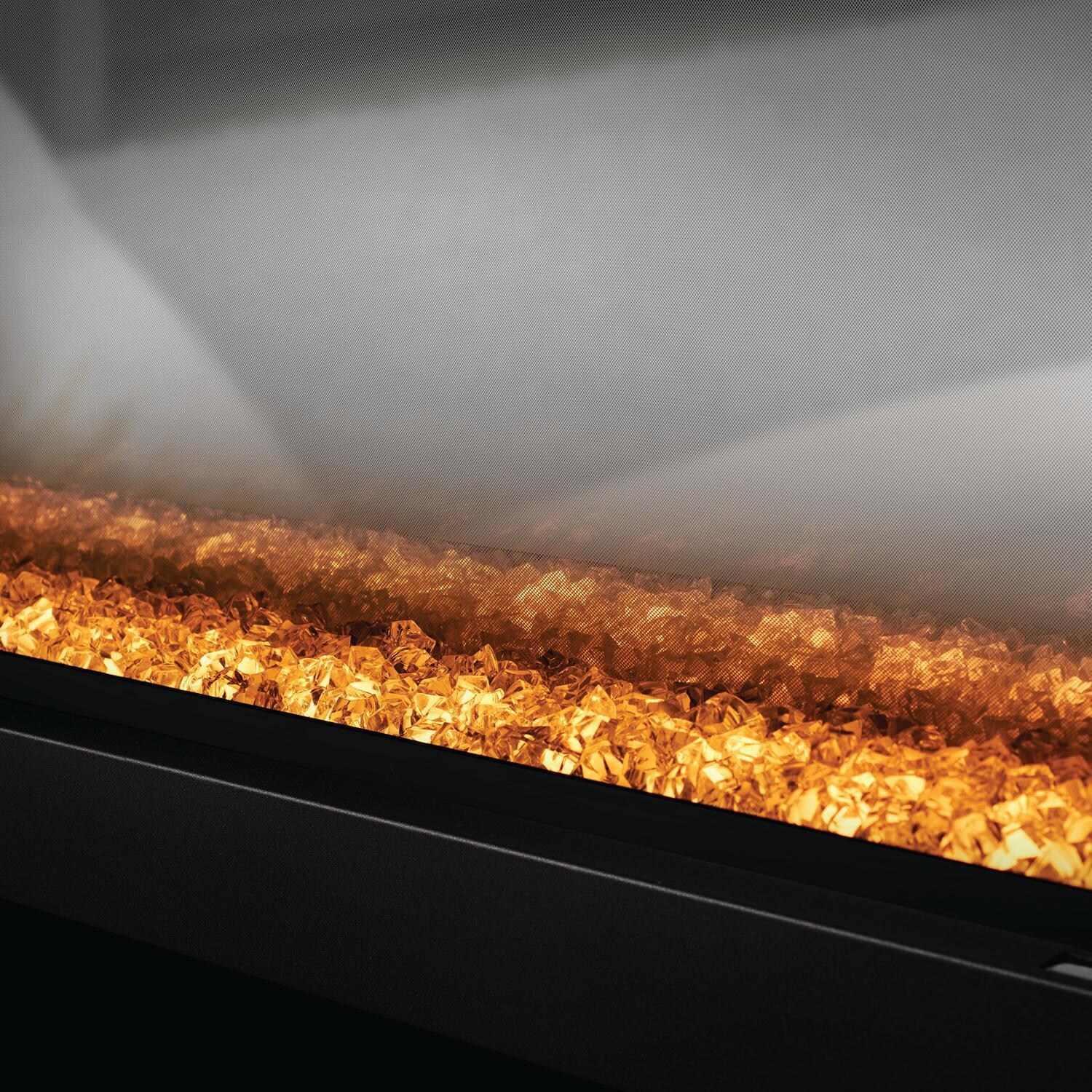 Napoleon NEFBD50H  NEFBD50H-DTRM CLEARion See-Thru Built-In Electric Fireplace - Detail - Orange Crystal Embers - No Flames thumbnail