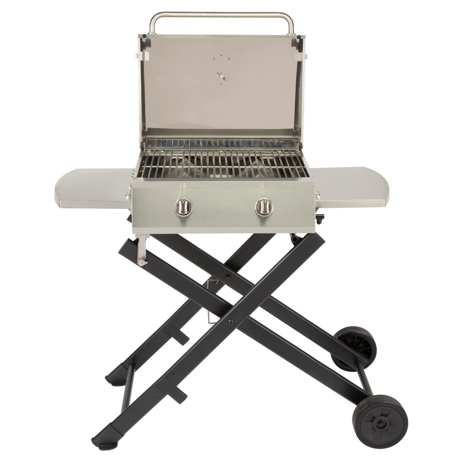 Cuisinart CGG-340 Chef's Style Roll-Away Gas Grill - Open Hood thumbnail