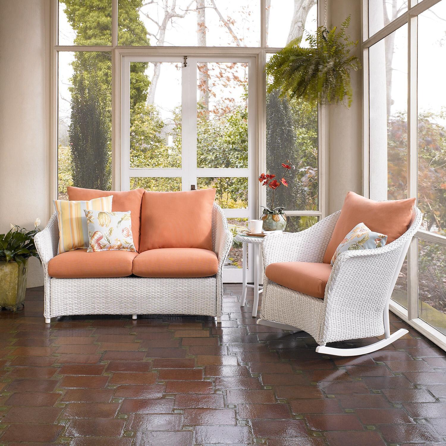 Lloyd Flanders Weekend Retreat Lounge Rocker - Shown in Seating Set - Lifestyle thumbnail