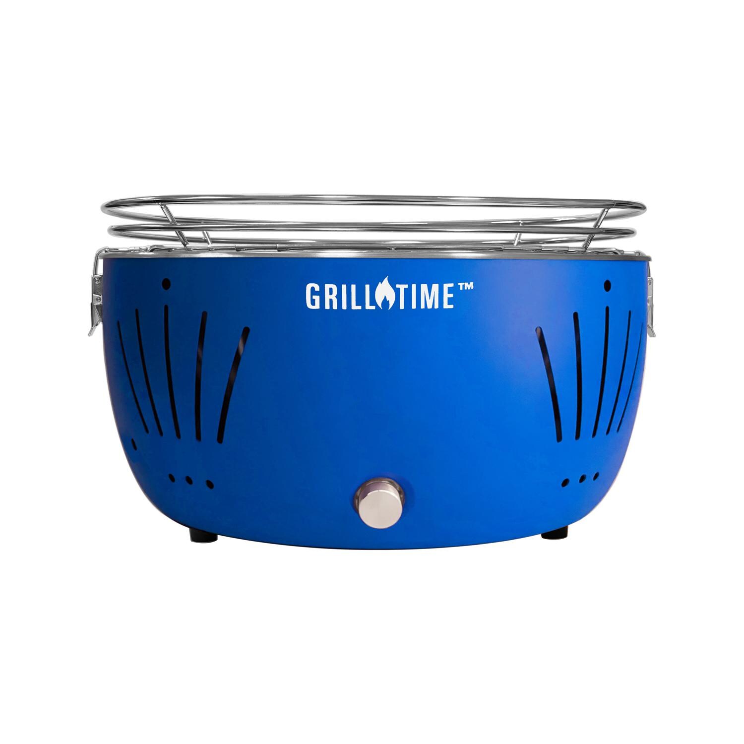 Grill Time UPG-B-18 Tailgater GTX Blue Portable Charcoal Grill thumbnail