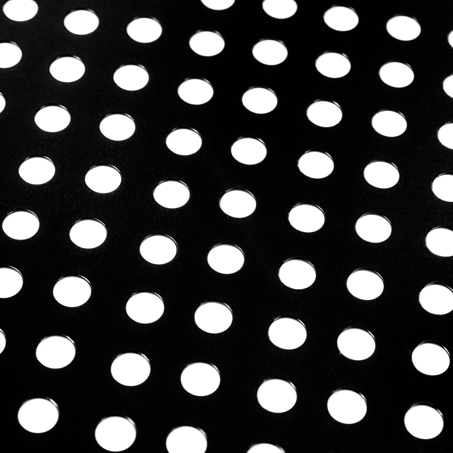 BBQGuys Signature BBQ-PERFPP Non-Stick Perforated Pizza Pan - Perforations thumbnail