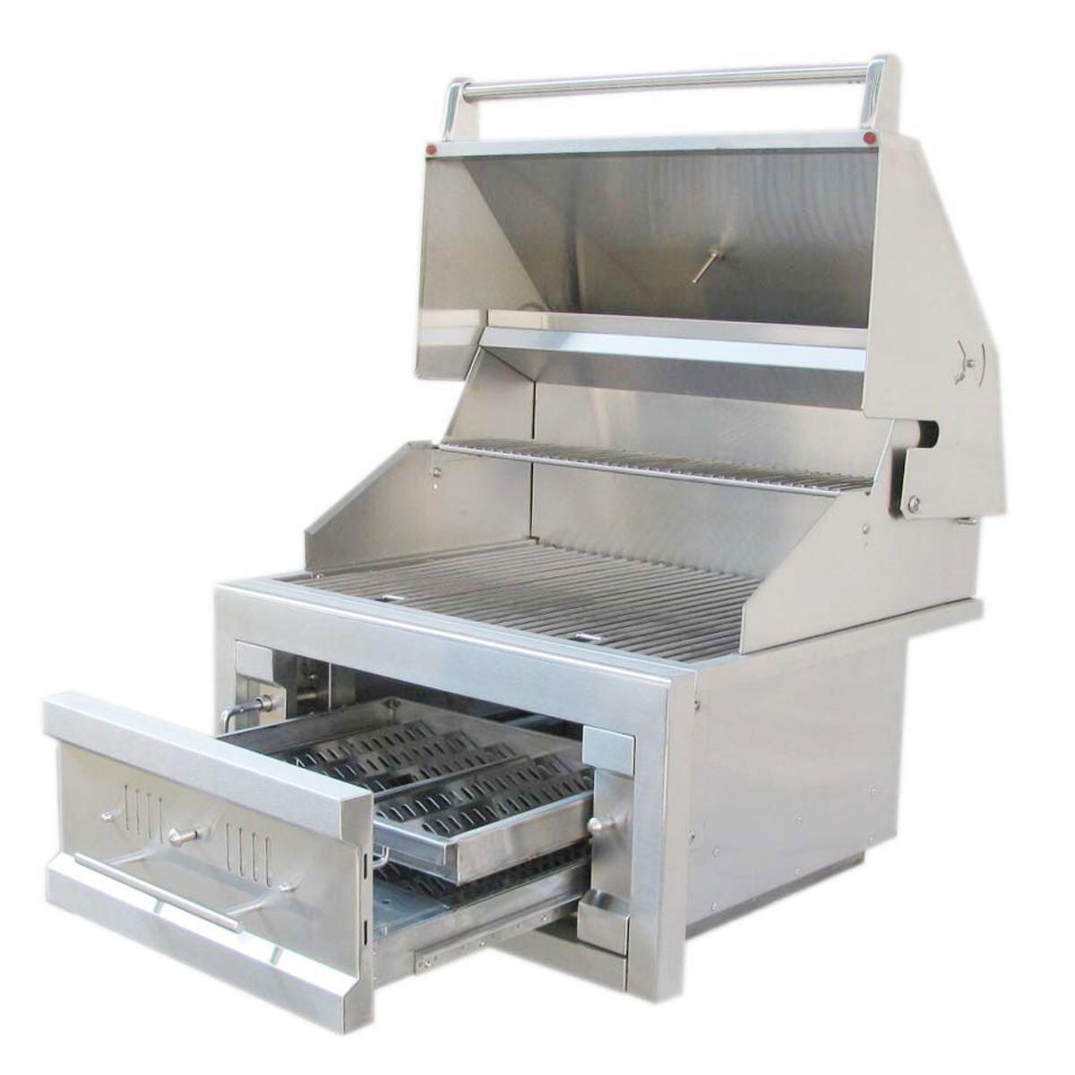 SUNCHDZ28 - Side View With Grill Hood Open thumbnail