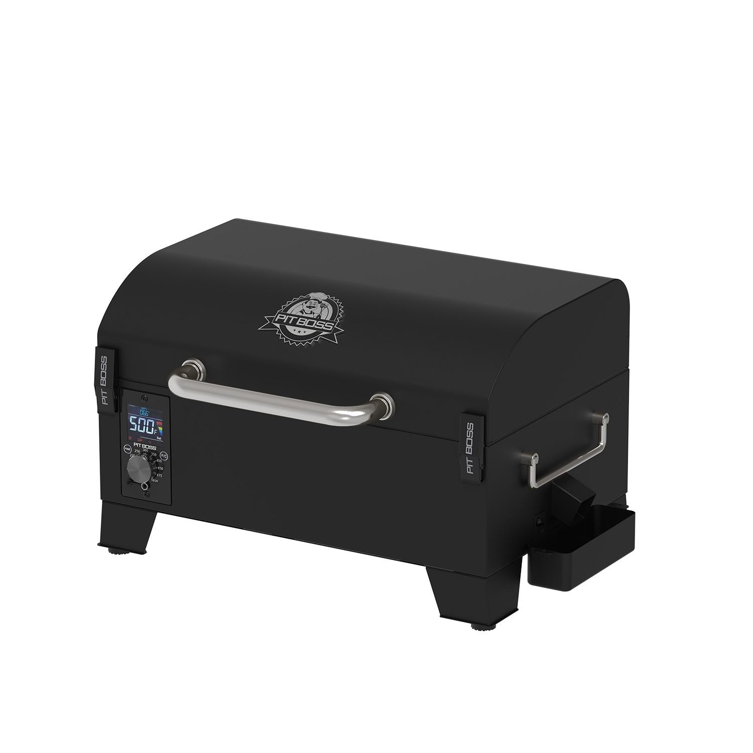Pit Boss 11091 Table Top Pellet Grill - Matte Black - Right Closed - White Background thumbnail