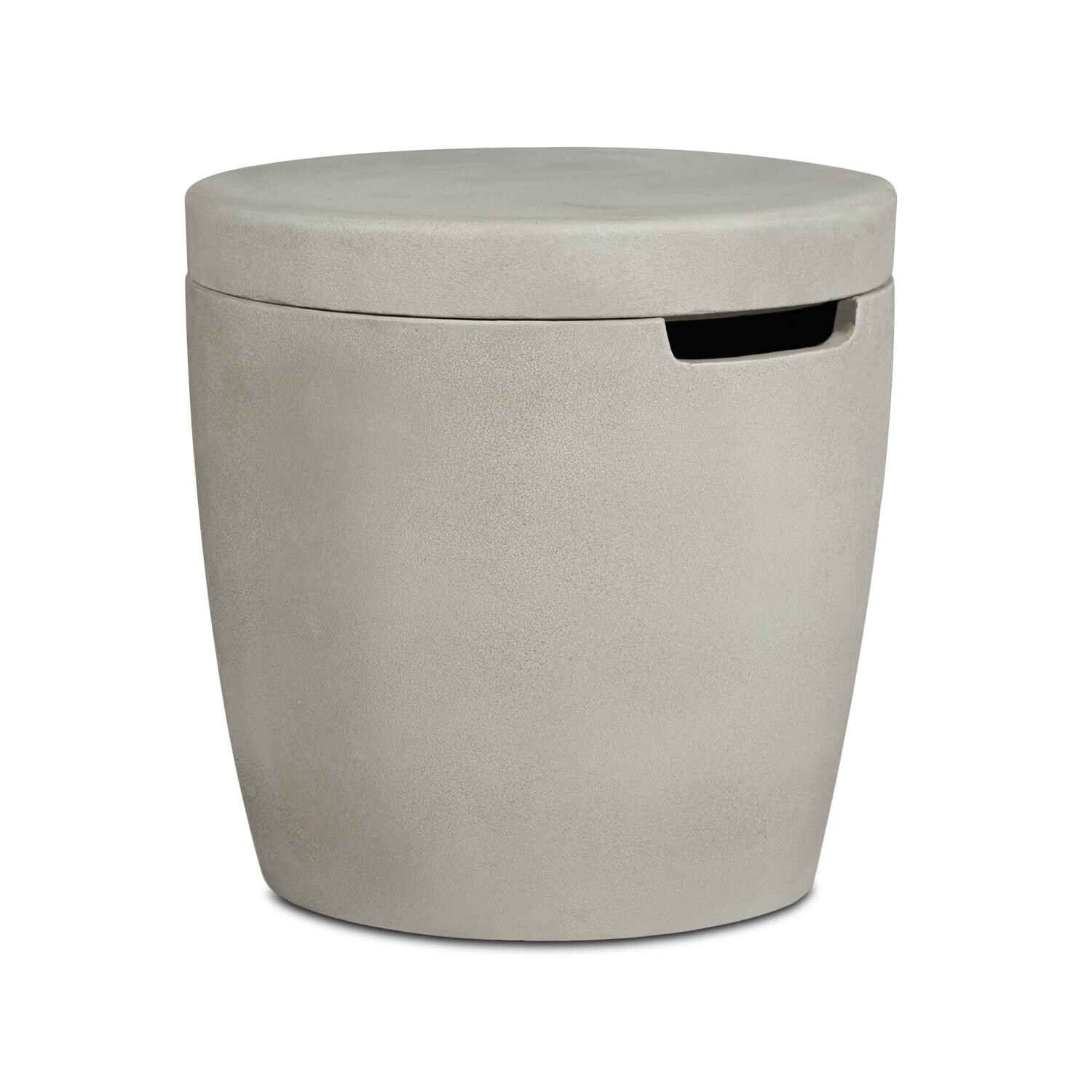 BBQGuys Signature Dustyview Propane Tank Cover - Fog - 355-FOG