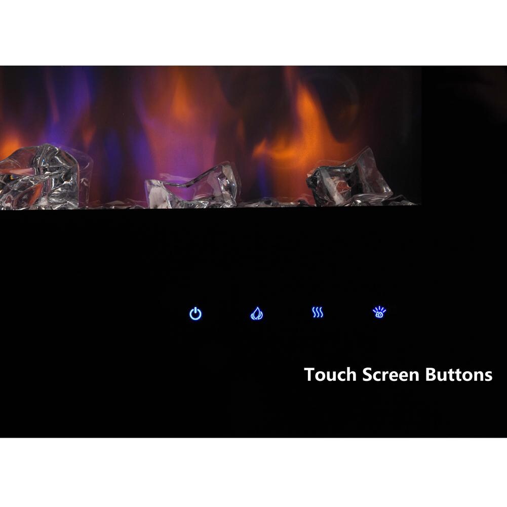 Dynasty DY-BTW48 Harmony Series 48-Inch Built-In Electric Fireplace - Touch Screen Buttons thumbnail