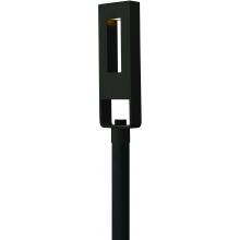 Hinkley Lighting Atlantis Two Light 24-Inch Dark Sky Outdoor Post Light - Satin Black - 1641SK