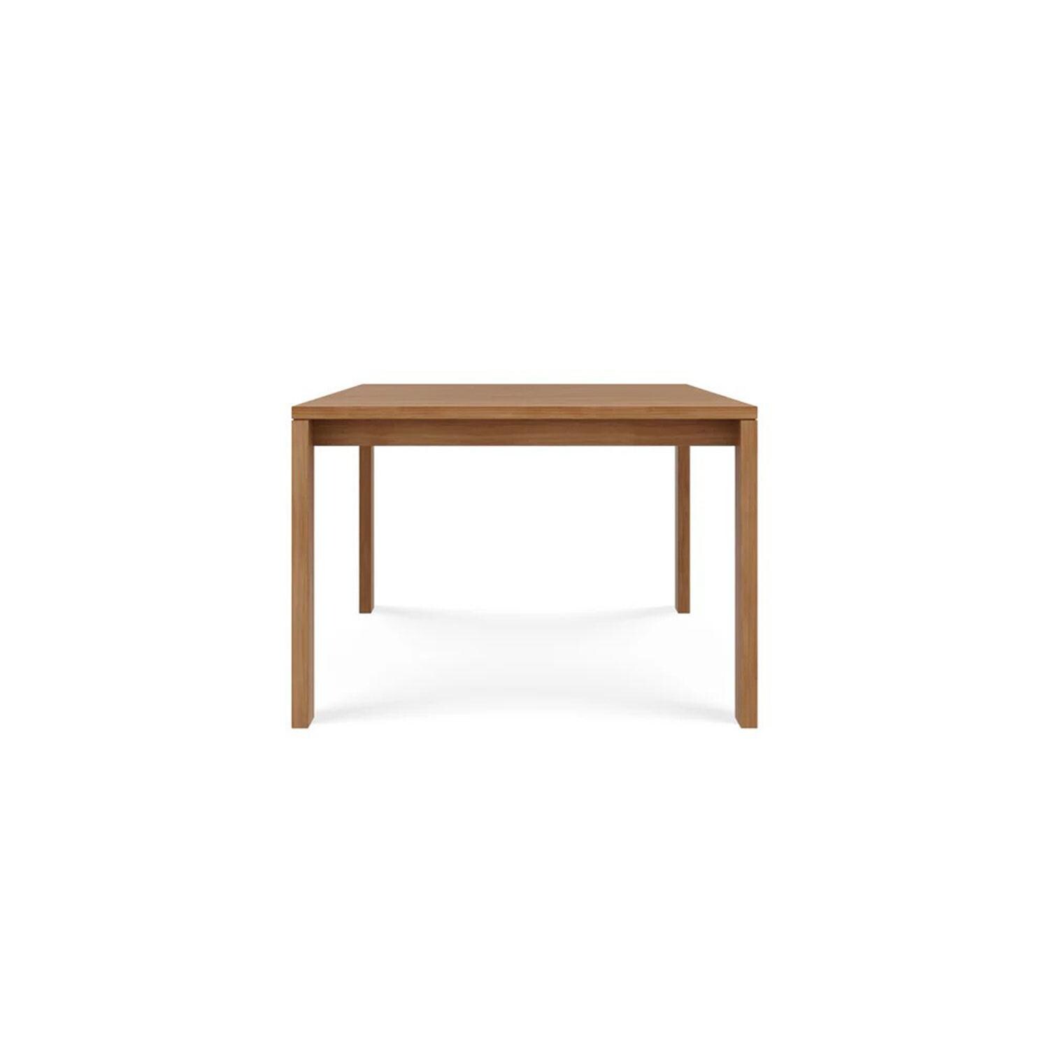 Bellawood 96 Inch Teak Rectangle Dining Table by Lakeview Outdoor Designs - Side View - White Background thumbnail
