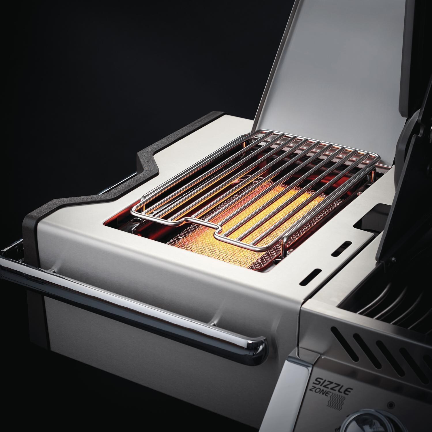 Napoleon PRO500RSIBNSS-3 Prestige PRO 500 Natural Gas Grill with Infrared Rear Burner and Infrared Side Burners (2019) - Infrared Side Burner - Detail thumbnail