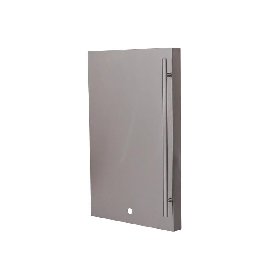 RCS REFR1A 21-Inch 4.2 Cu. Ft. Left Hinge Compact Refrigerator - Stainless Steel Door Detail thumbnail