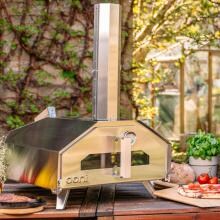 Ooni Pro Portable Outdoor Multi-Fueled Pizza Oven - Stainless Steel