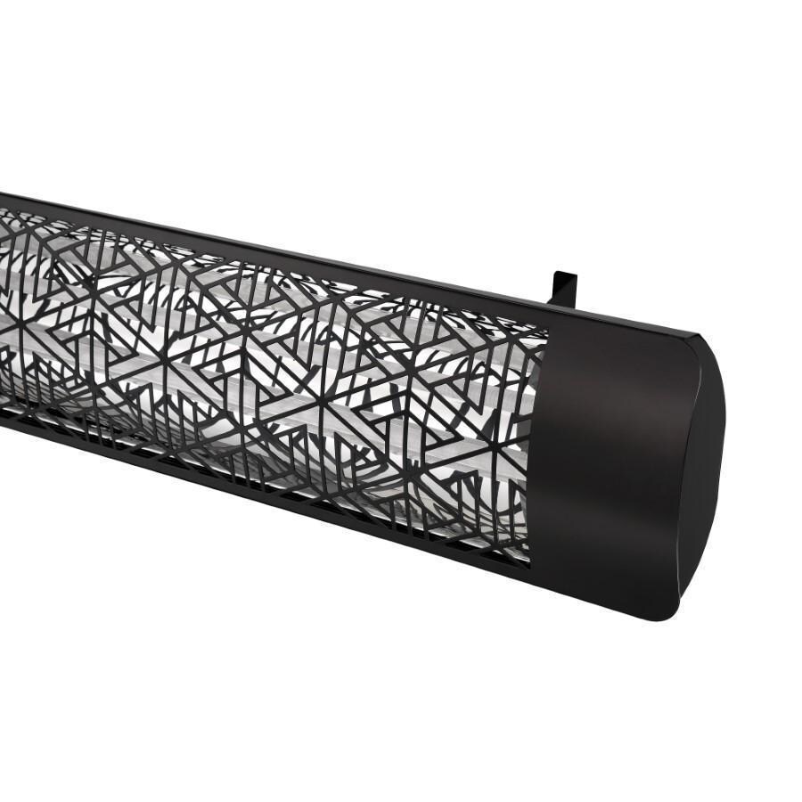 Eurofase EF60240B3 Mason Series 61-Inch 6000 Watt Dual Element 240V Electric Infrared Patio Heater In Black - Off - White Background thumbnail