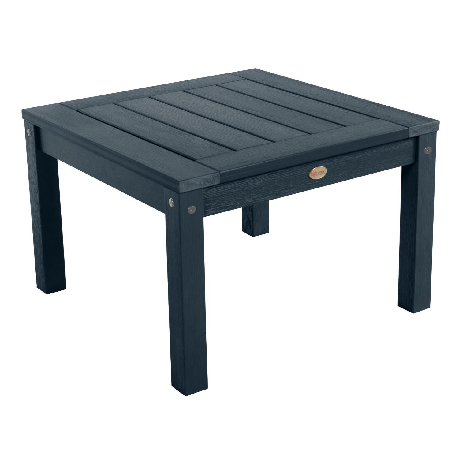 Lakeview Adirondack Side Table - Federal Blue - On White thumbnail