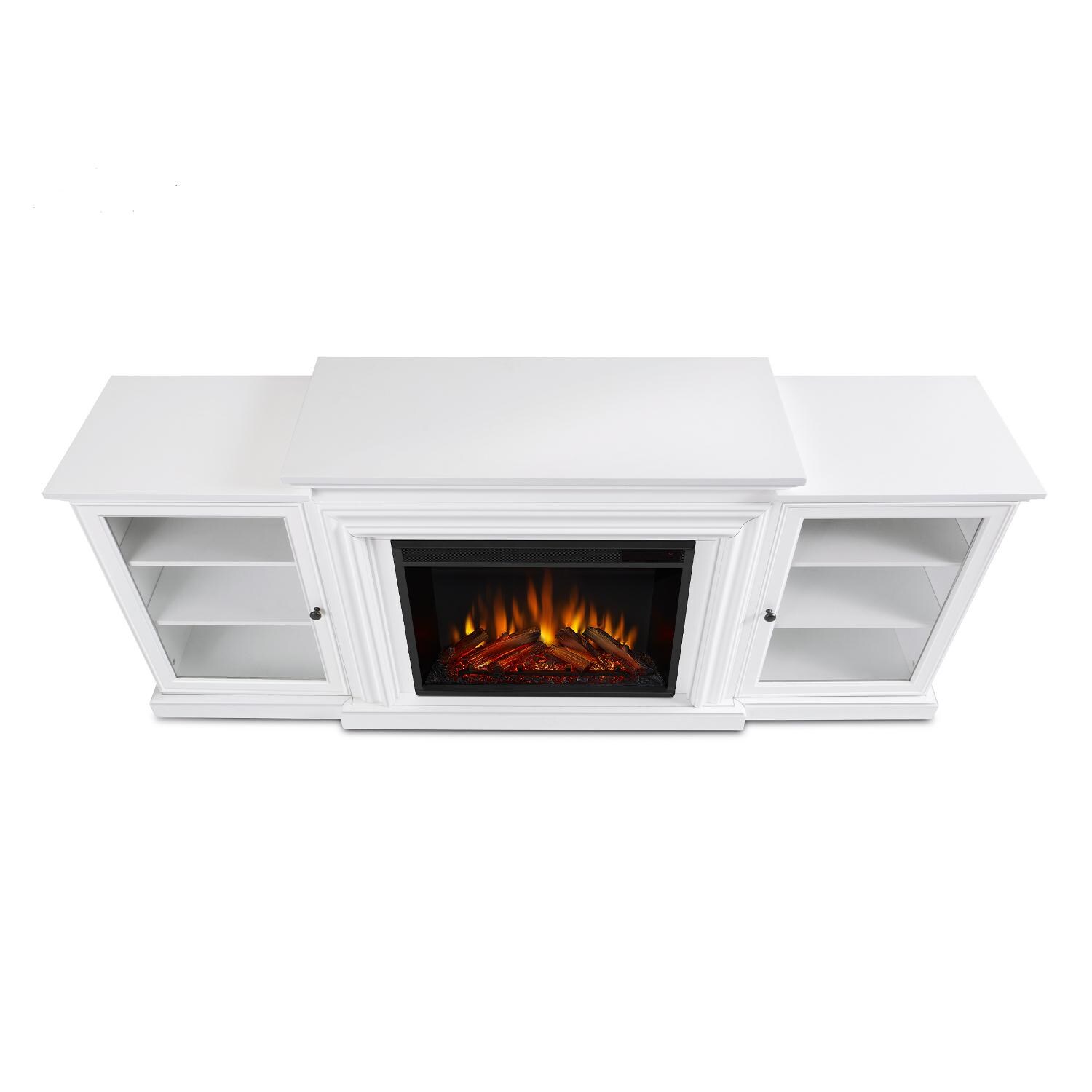 Real Flame - 7740E-W - Frederick 72-Inch Electric Fireplace Entertainment Center - White - Top View thumbnail