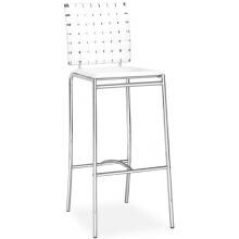 Zuo Modern Criss Cross Barstool White (Set Of 2 Stools) 333071 image