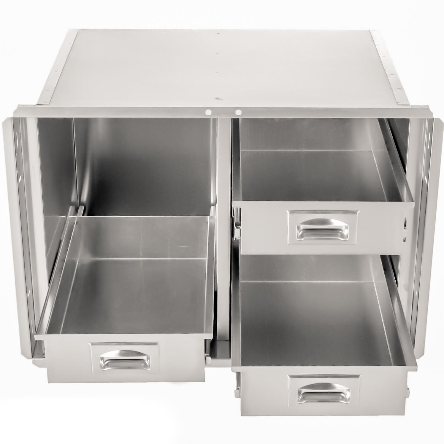 BBQGuys.com Kingston Panel Series Enclosed Cabinet - Drawers Extended thumbnail