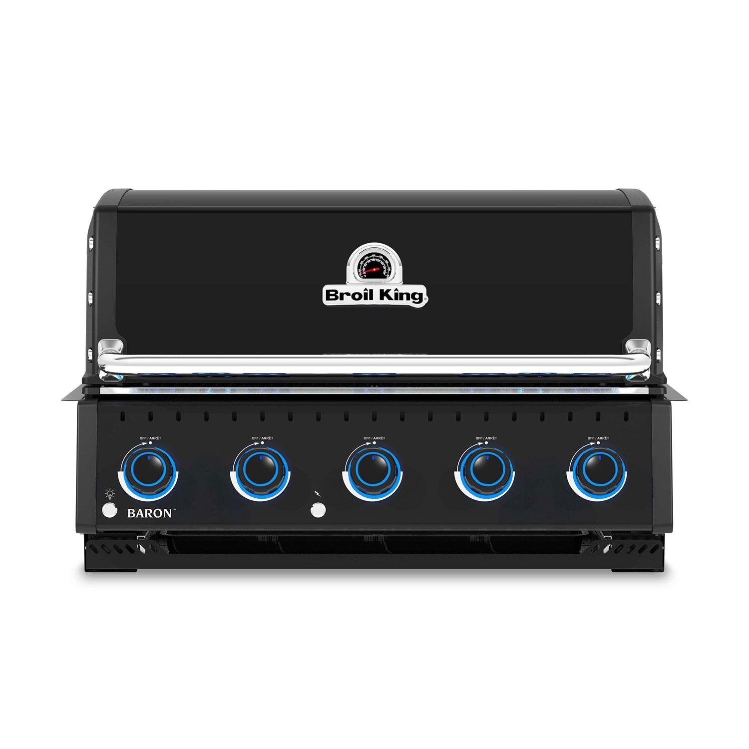 Broil King Baron 520 Shadow 32-in Built-In 5 Burner Natural Gas Grill - Black - 876617