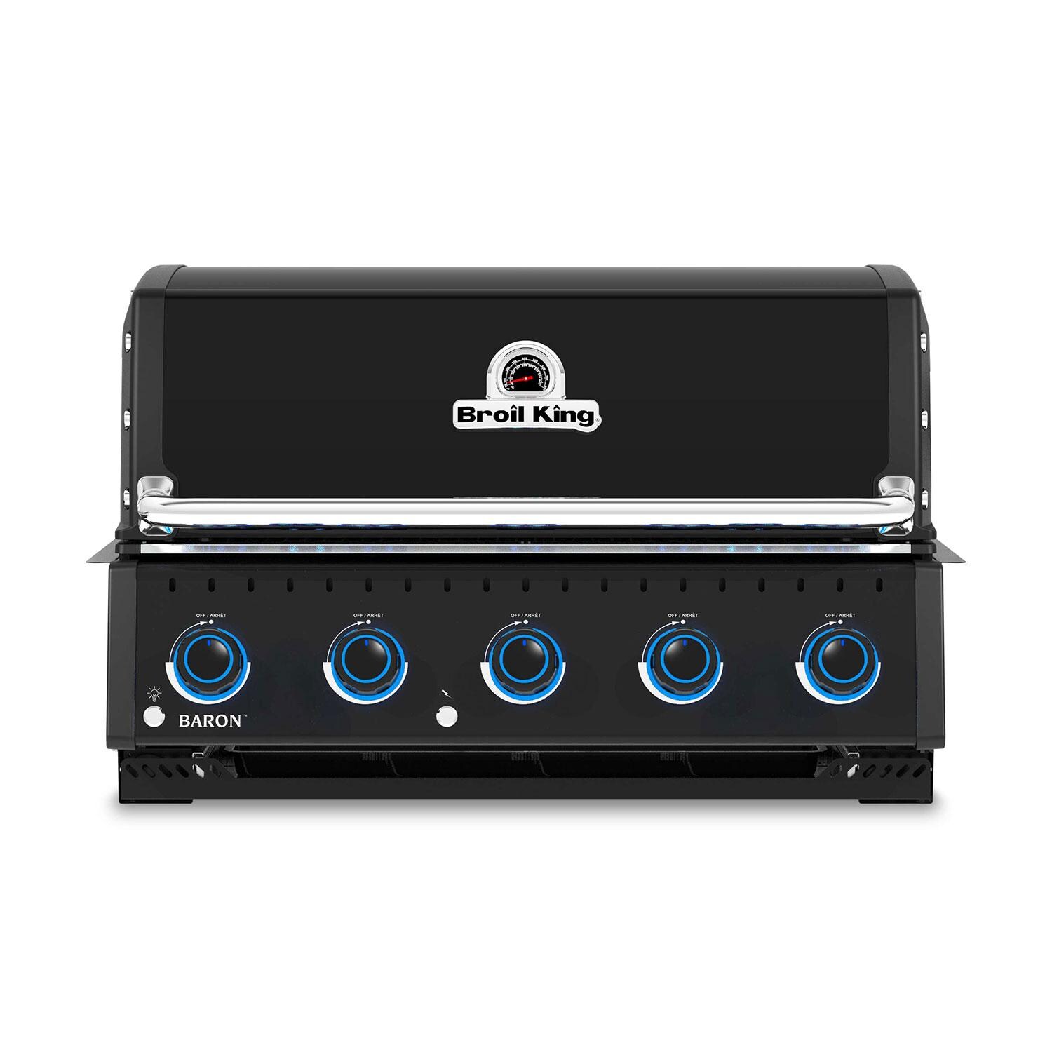 Broil King Baron 520 Shadow 32-in Built-In 5 Burner Natural Gas Grill - Black - 876617