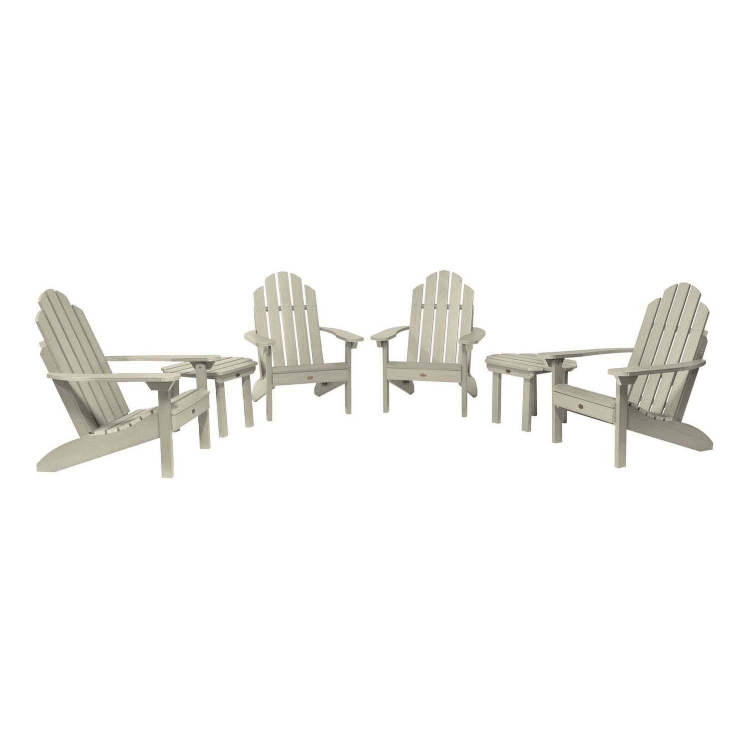 Paradise Key 6 Pc Set Polyresin Seating Set in Whitewash By Lakeview Outdoor Designs - White Background thumbnail