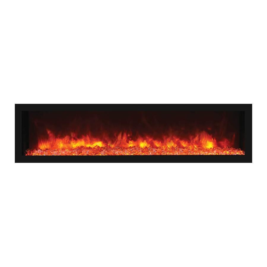 Remii 65-inch Built In Deep Electric Fireplace - White Background thumbnail