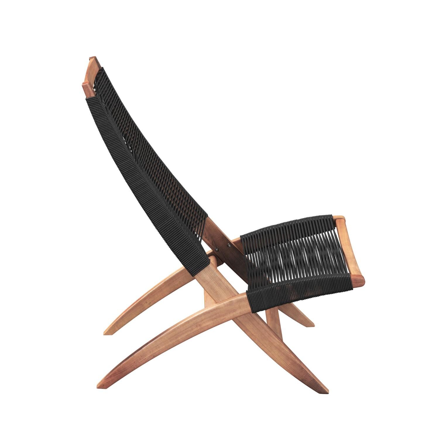 Hawkview Lounge Chair by Ultimate Patio - Side - White Background