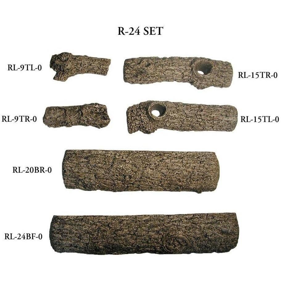 Peterson Real Fyre Golden Oak Log Breakdown thumbnail