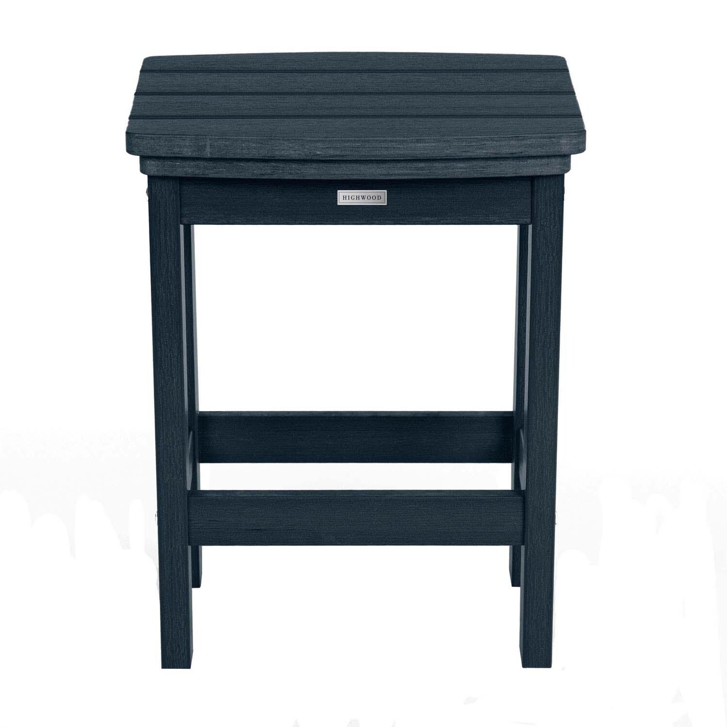 Hart Lane Polyresin Bar Stool Counter Height in Federal Blue By Lakeview Outdoor Designs - White Background thumbnail