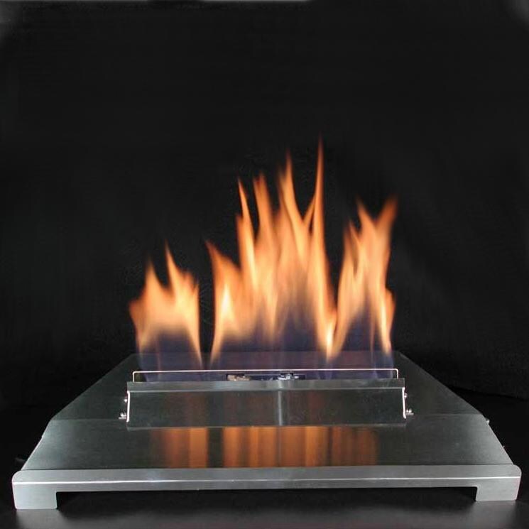 Rasmussen 24-Inch Blue/Green ALTERNA FireGlitter Set With Vent Free Stainless Steel Chassis Burner - Vent Free Stainless Steel Chassis Burner thumbnail