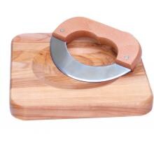 8 X 8 Chopping Block With Mezzaluna image