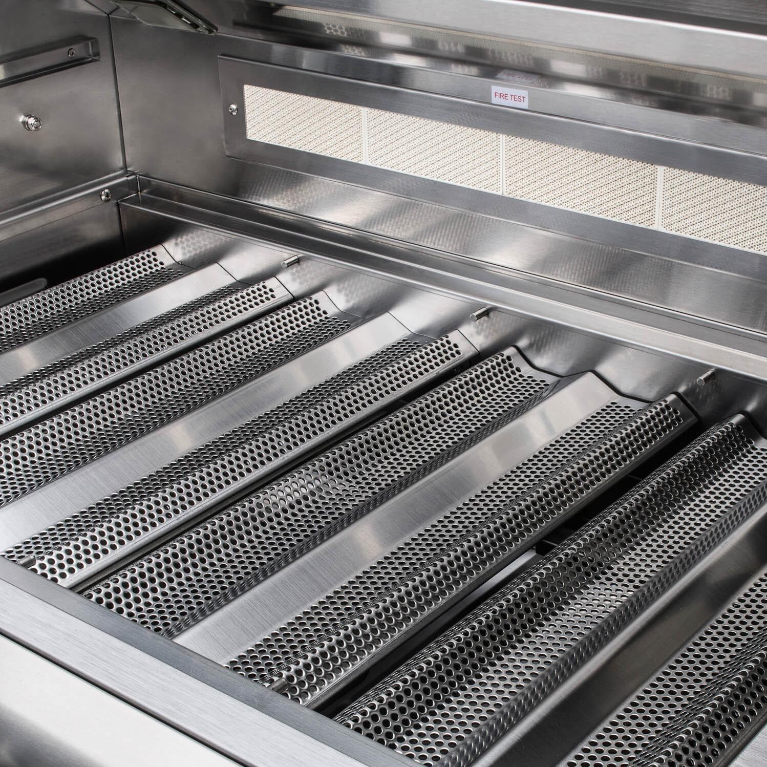 Blaze BLZ-4LTE2-LP Premium LTE 32-Inch 4-Burner Built-In Propane Gas Grill - 14 Gauge Stainless Steel Flame Tamers - Detail thumbnail