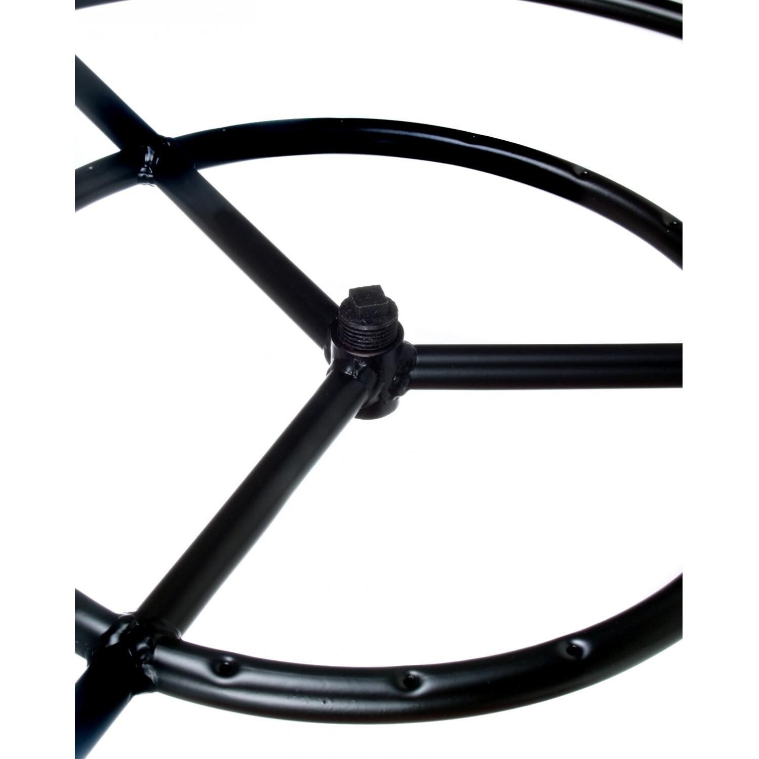 Alpine Flame 24-Inch Round Double Natural Gas Fire Pit Ring Burner - Plug Detail thumbnail