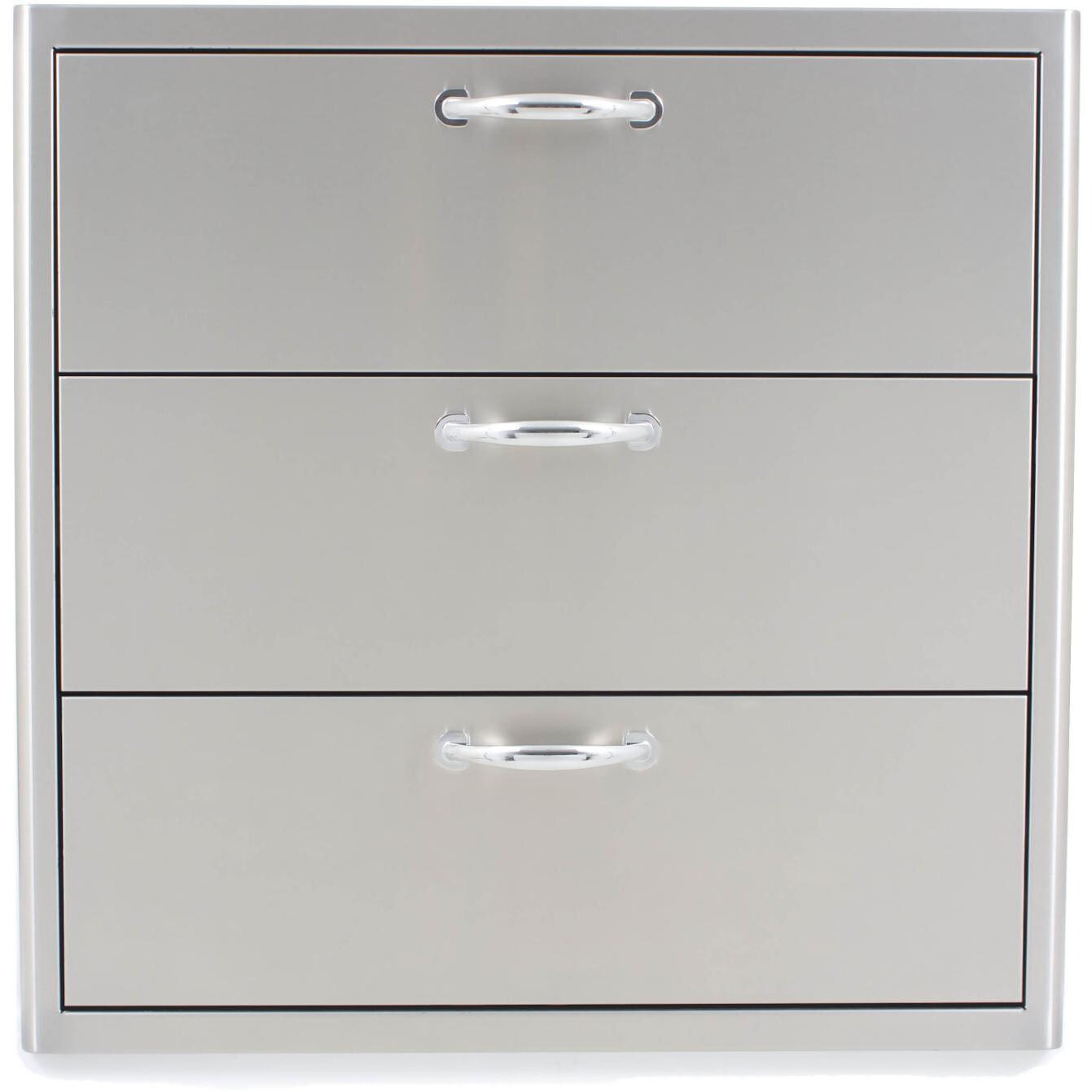 Blaze 30 Inch Stainless Steel Triple Access Drawer Blz 30w 3drw