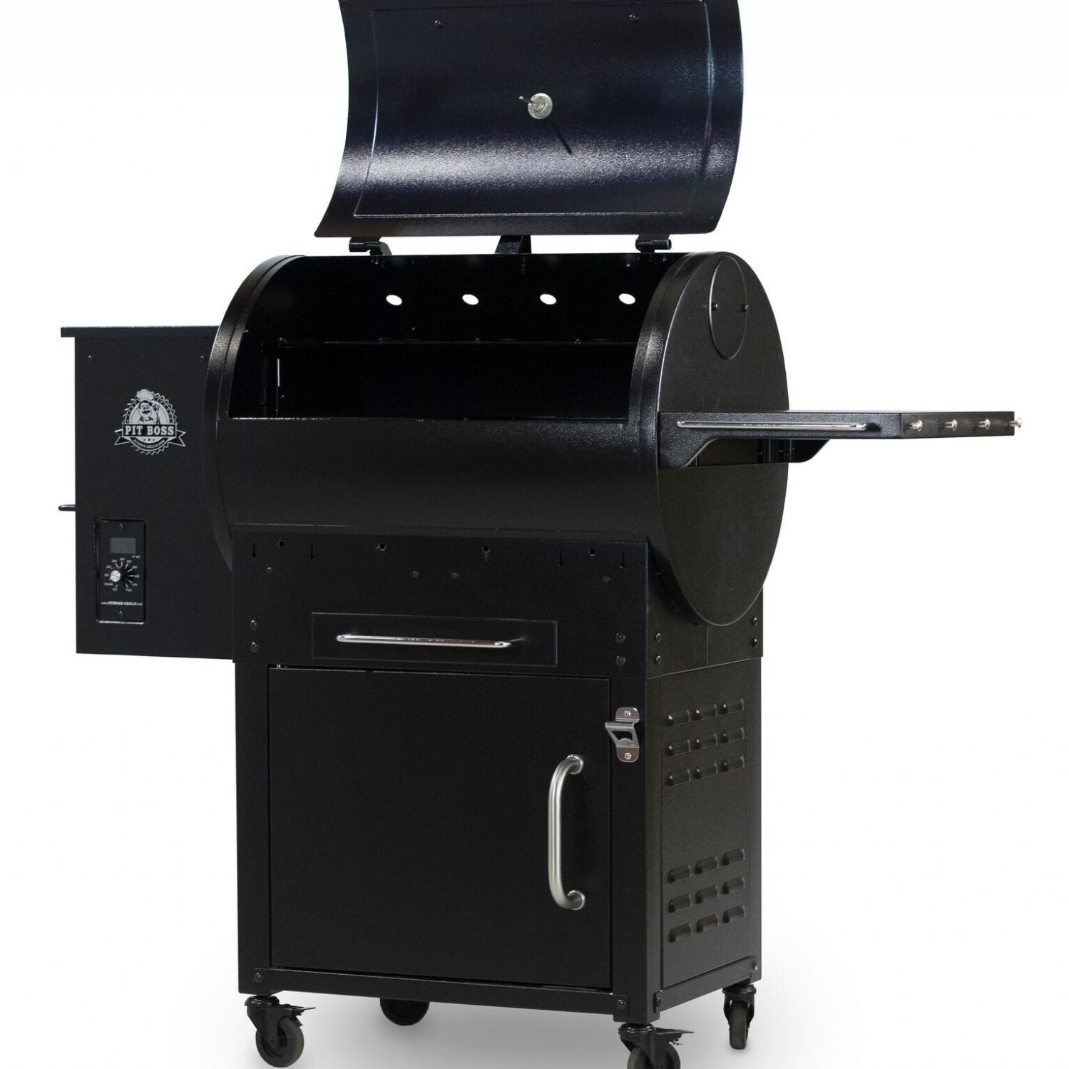 Pit Boss - 72700SC - 700SC Pellet Grill On Cart - Open Lid thumbnail