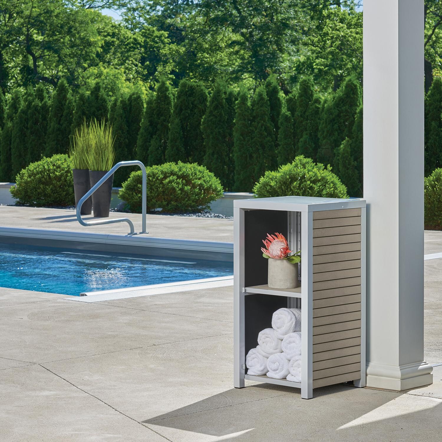 Oxford Garden Travira Vintage Tekwood Shelf thumbnail