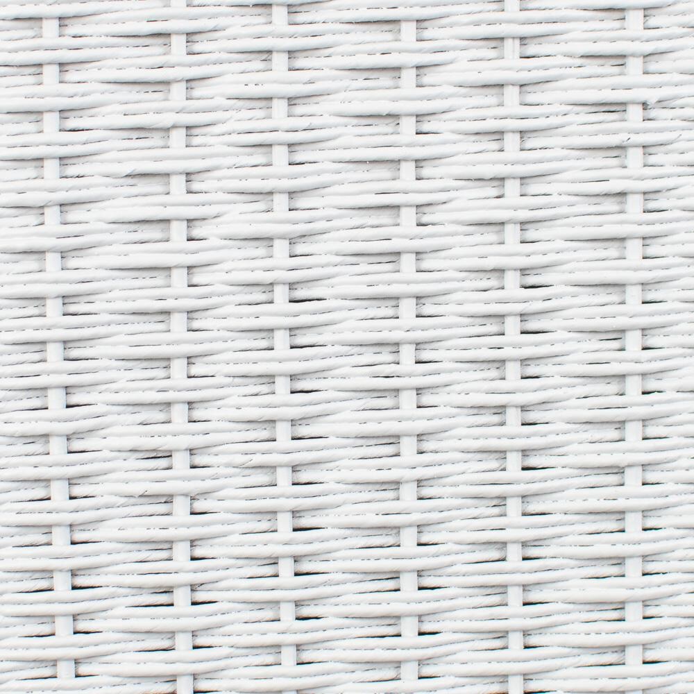 Lloyd Flanders Essence Swivel Glider Lounge Chair W/Remy Cloud Fabric - Matte White Finish - Frame Detail thumbnail