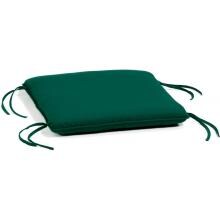 Sunbrella Canvas Canvas Hunter Green Small Outdoor Replacement Ottoman Cushion W/ Knife Edge By Oxford Garden image