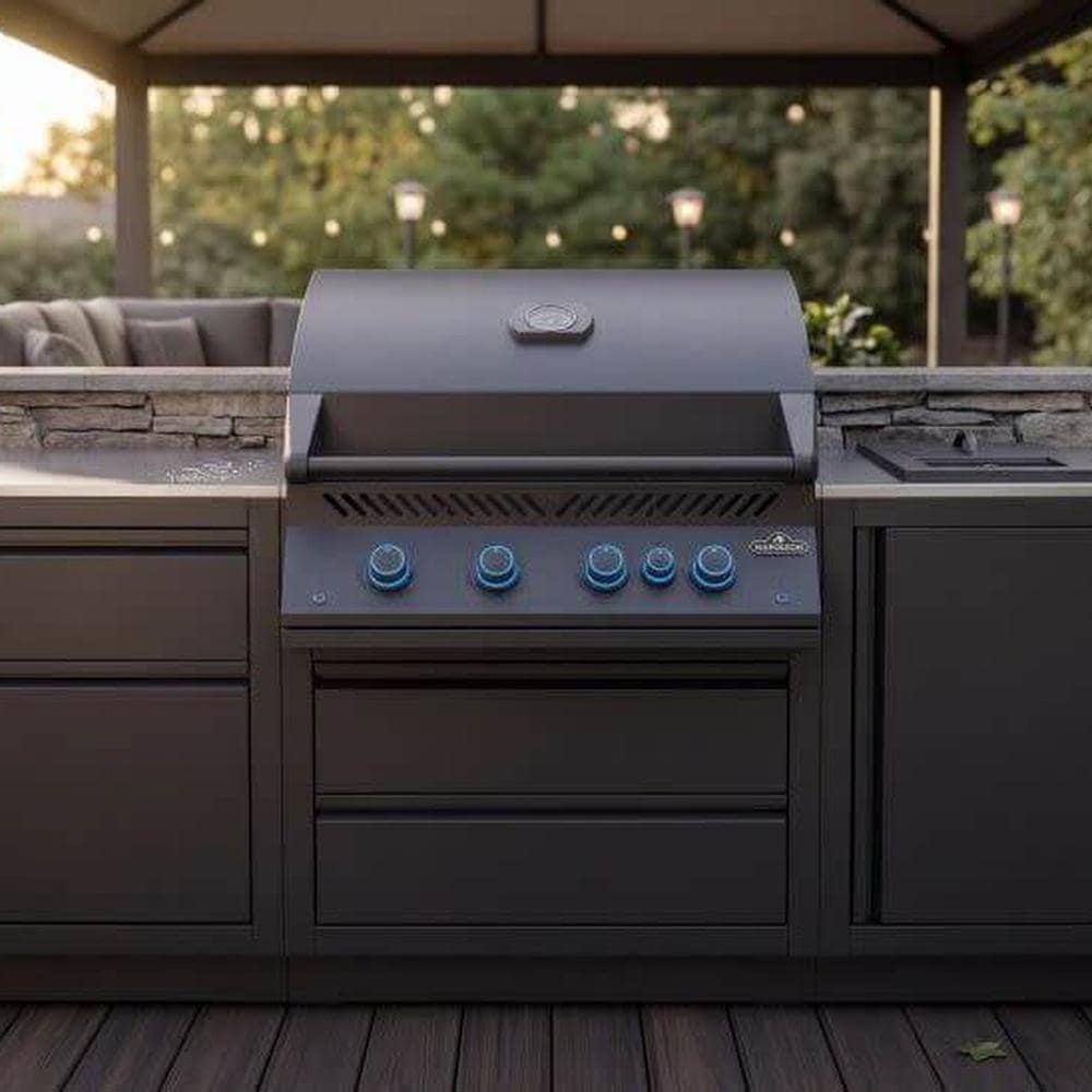 Napoleon OOK-002 32-in OASIS Propane Outdoor Kitchen Package - Front - Lifestyle thumbnail