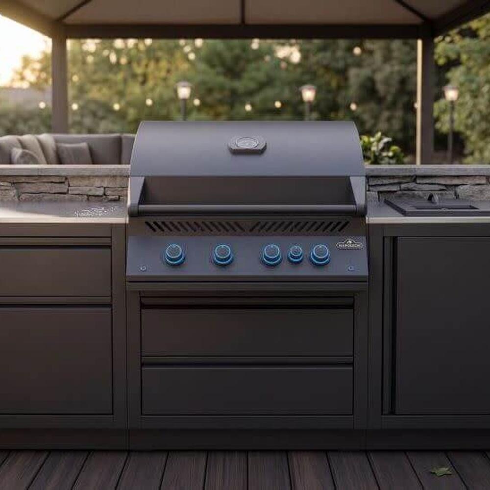Napoleon OOK-002 32-in OASIS Propane Outdoor Kitchen Package - Front - Lifestyle thumbnail