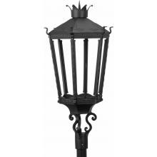 American Gas Lamp Works GL9000 Cast Aluminum Manual Ignition Natural Gas Light With Open Flame Burner For Post Mount image