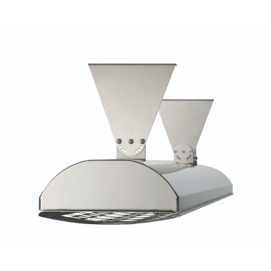 Eurofase EF60240S5 Brix Series 61-Inch 6000 Watt Dual Element 240V Electric Infrared Patio Heater In Stainless Steel - Mount - White Background thumbnail