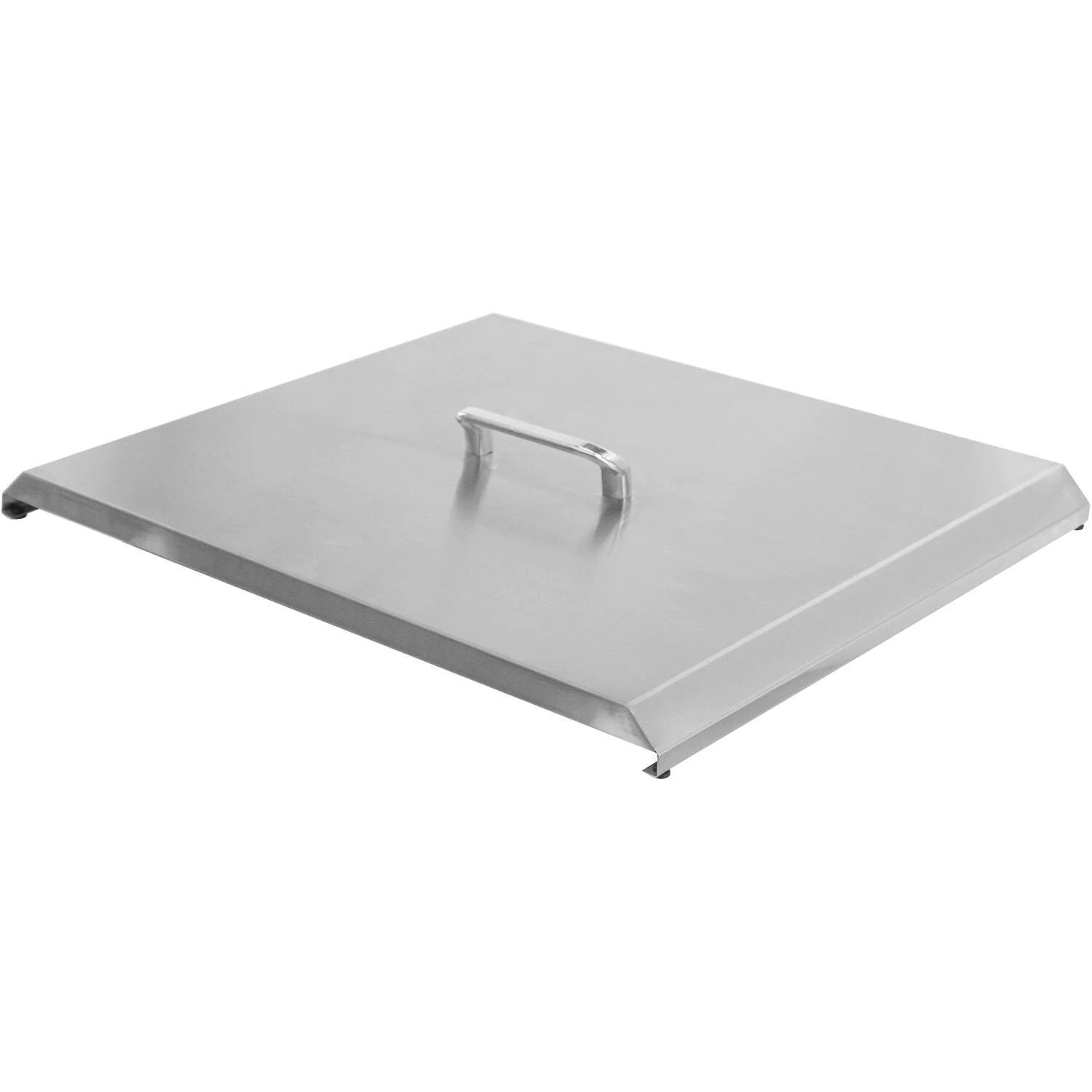 BBQGuys Signature BBQ-260-SINK-21 Traditional 21-Inch Outdoor Rated Stainless Steel Drop In Sink With Hot/Cold Faucet - Lid thumbnail