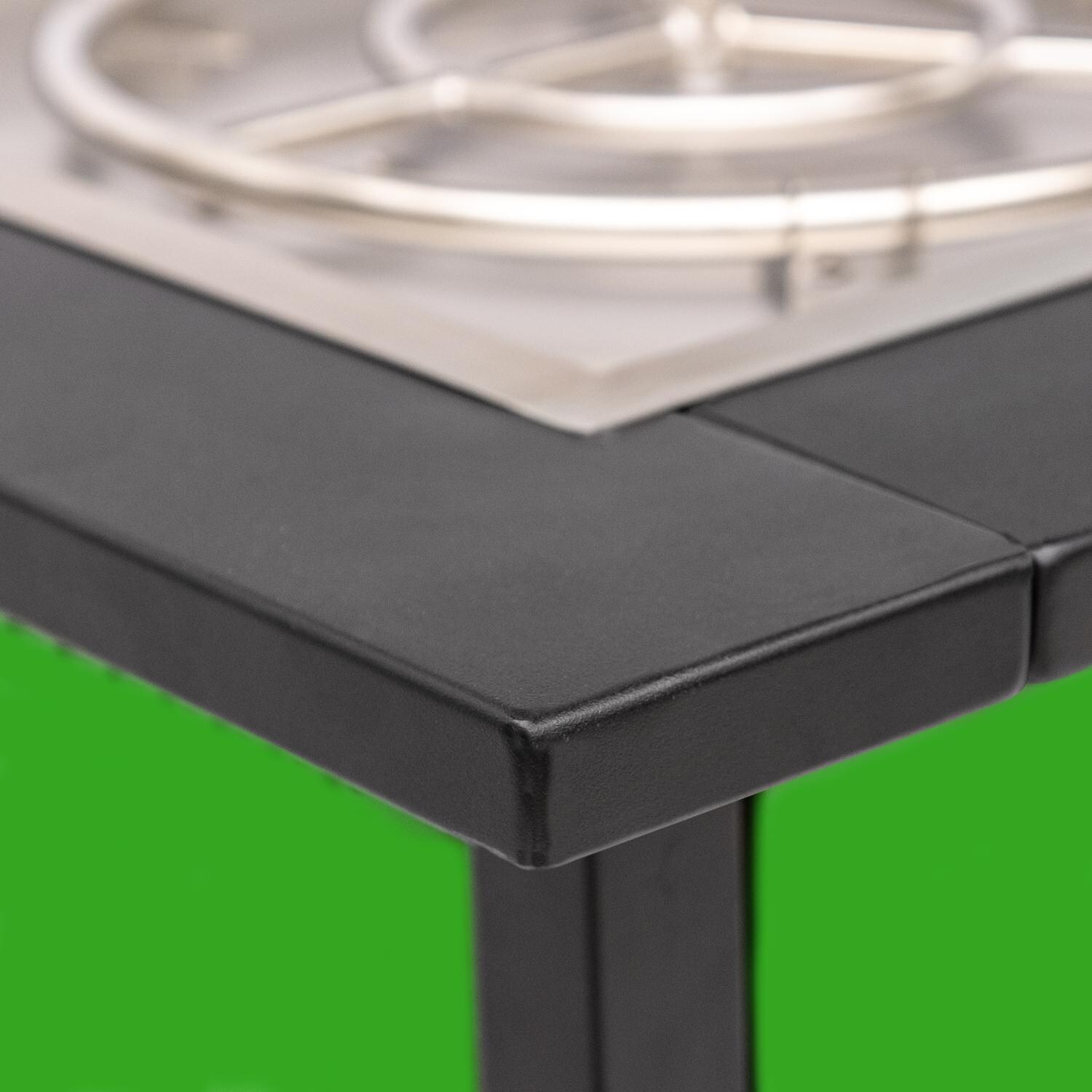 Lakeview Outdoor Designs Challenger 36-Inch  Fire Pit Table - Table Top Corner thumbnail