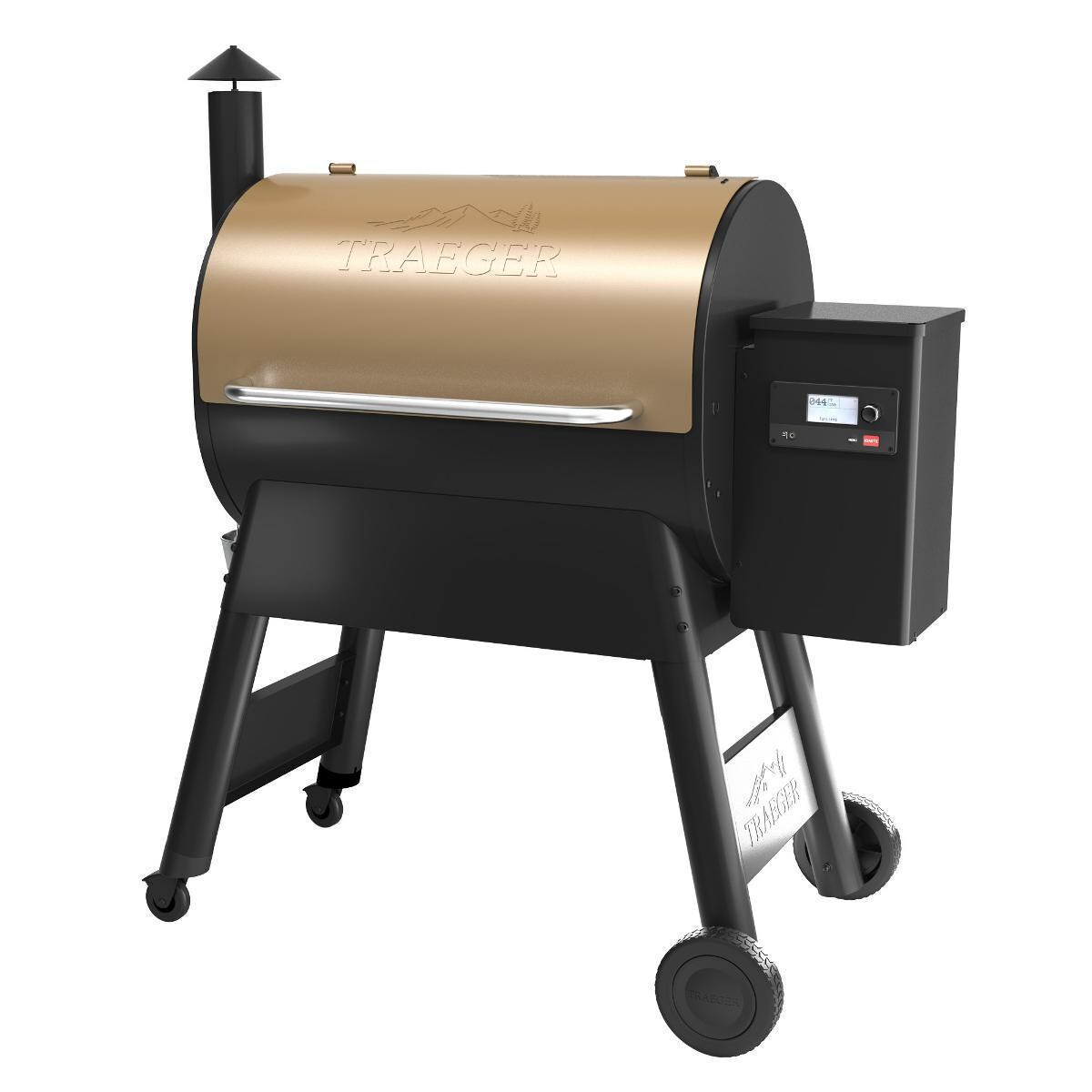 Traeger TFB78GZE Wood Pellet Grill - Bronze - Angled thumbnail