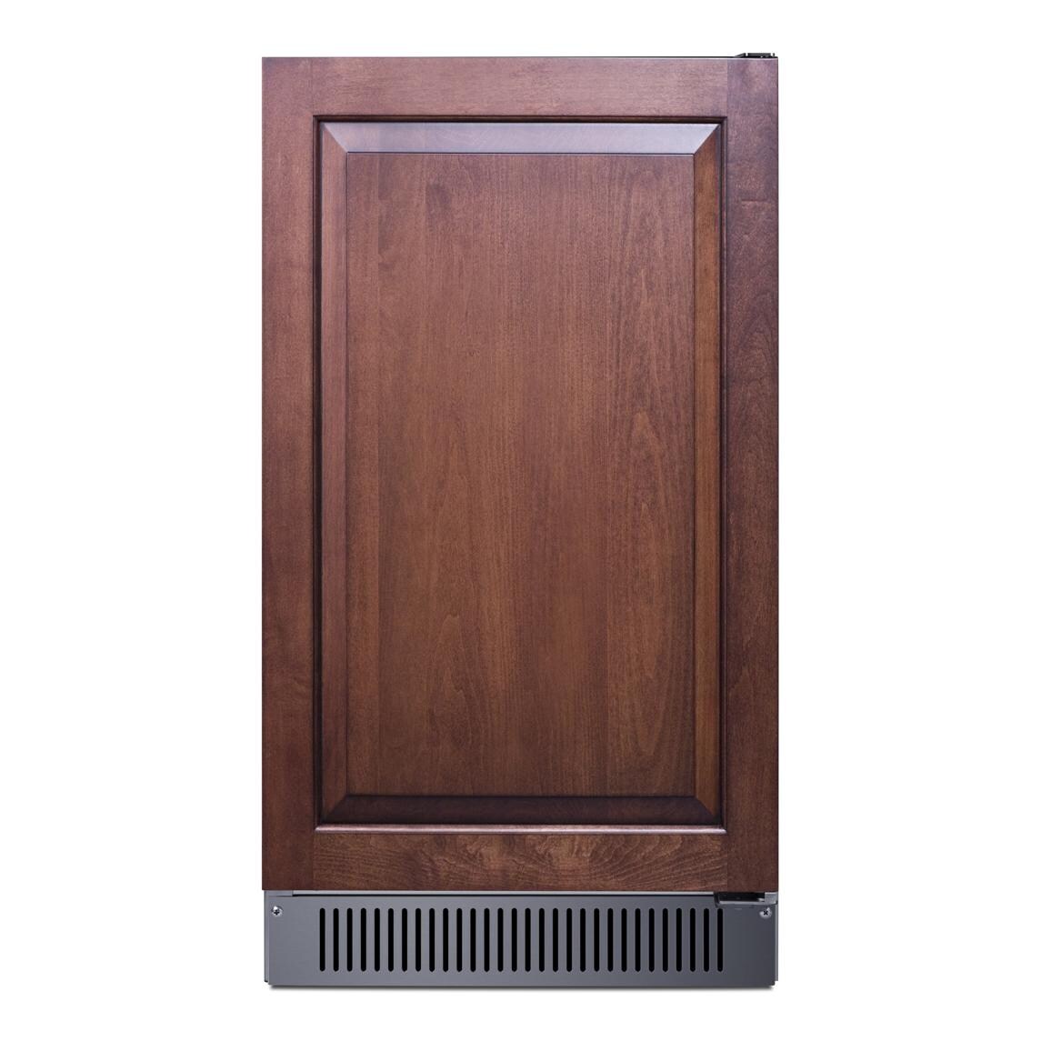 Summit BIM182OSADAIF ADA Height 18 Inch 60 Lb. Outdoor Clear Icemaker - Panel Ready - Front - White Background thumbnail