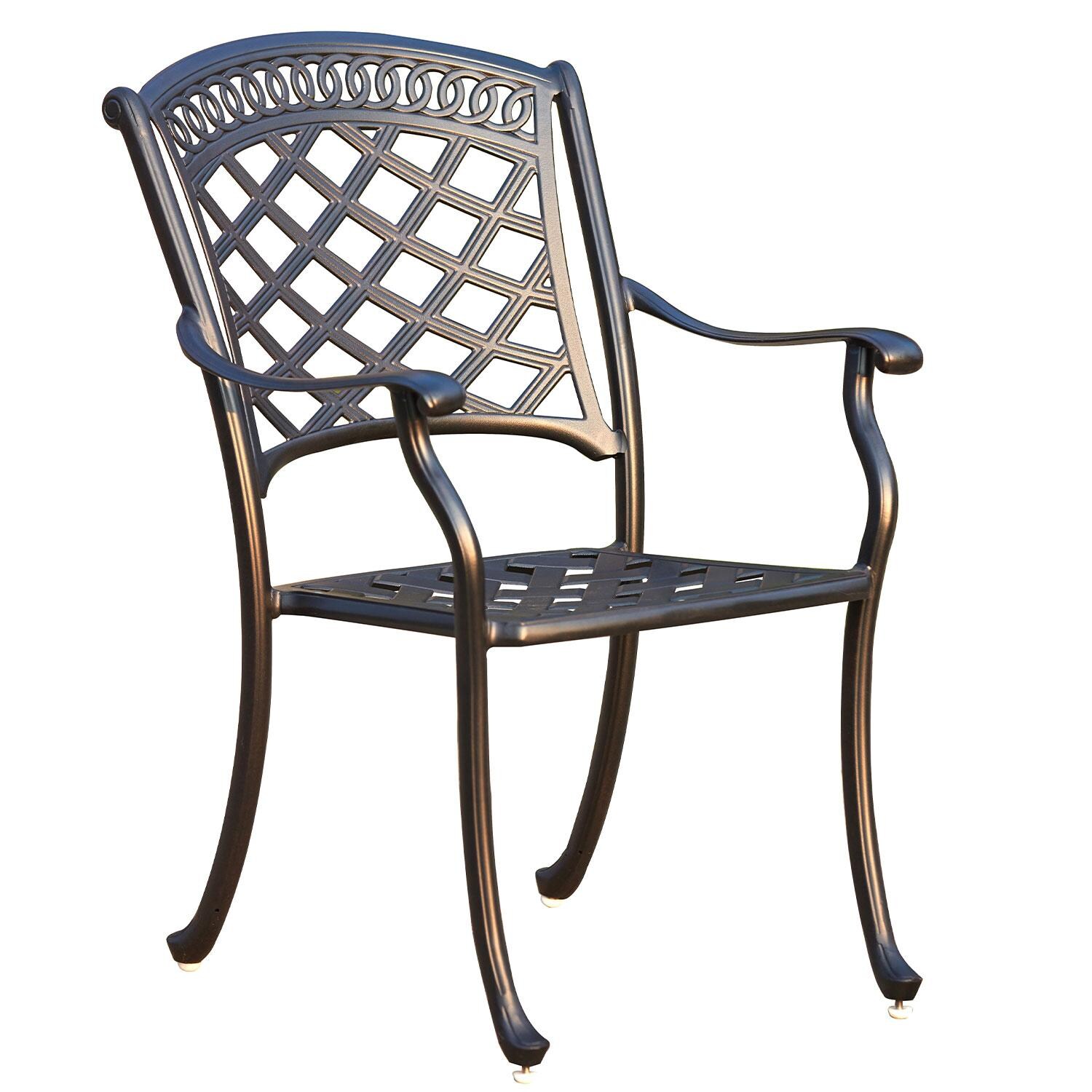 Darlee Sedona Dining Chair - Cushion Removed - White Background thumbnail